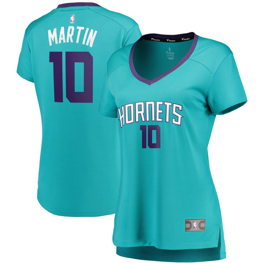 Caleb Martin Charlotte Hornets Fanatics Branded Women's Fast Break Player Jersey - Icon Edition - Teal