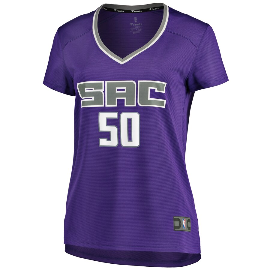 Alternative view of Caleb Swanigan Sacramento Kings Fanatics Branded Women's Fast Break Player Replica Jersey - Icon Edition - Purple