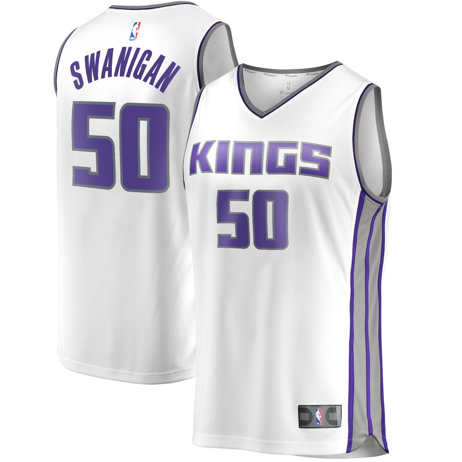 Caleb Swanigan Sacramento Kings Fanatics Branded Youth Fast Break Replica Player Jersey - Association Edition - White