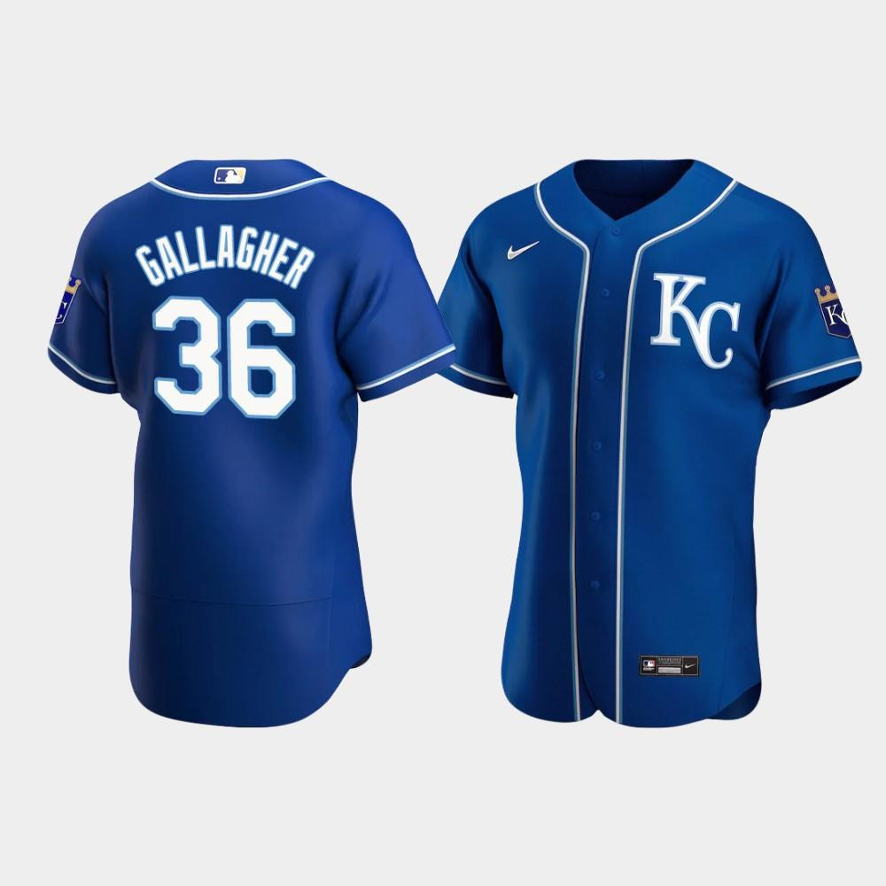 Cam Gallagher 36 Kansas City Royals Royal Alternate Jersey Jersey 