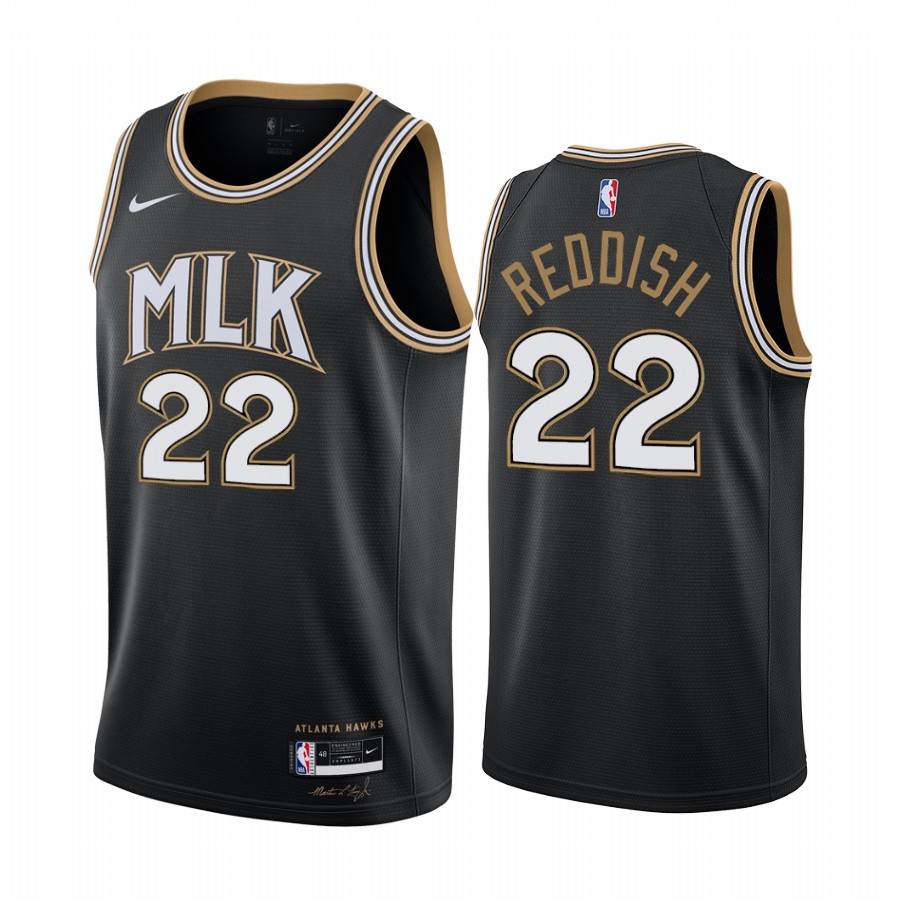 Cam Reddish Atlanta Hawks 2020-21 Reddish Mlk City Jersey Honor Dr. King