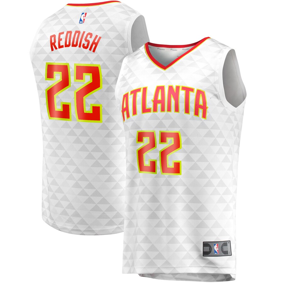 Cam Reddish Atlanta Hawks Fanatics Branded Fast Break Replica Jersey White - Association Edition