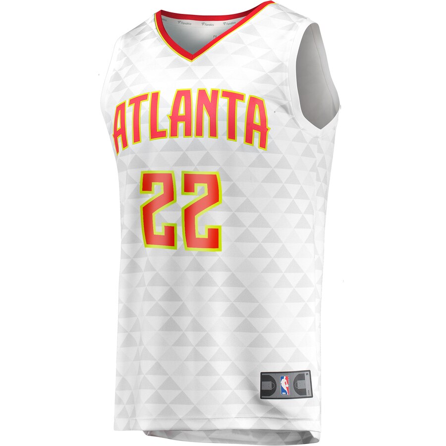 Alternative view of Cam Reddish Atlanta Hawks Fanatics Branded Fast Break Replica Jersey White - Association Edition
