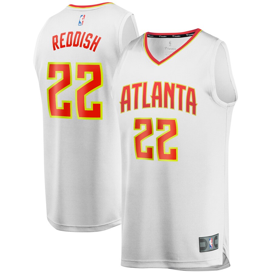 Cam Reddish Atlanta Hawks Fanatics Branded Youth Fast Break Replica Jersey White - Association Edition