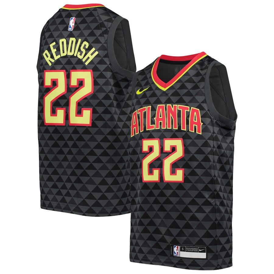 Cam Reddish Atlanta Hawks Youth Team Swingman Jersey - Black