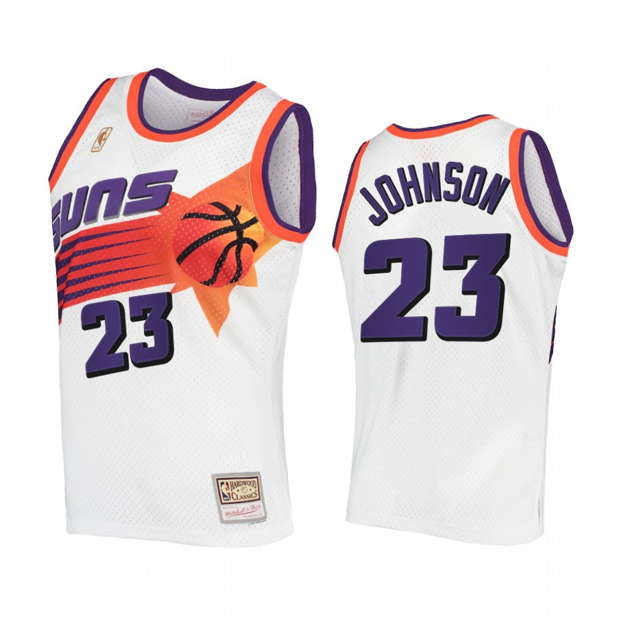 Cameron Johnson 23 Phoenix Suns Hardwood Classics Jersey White - JS694 