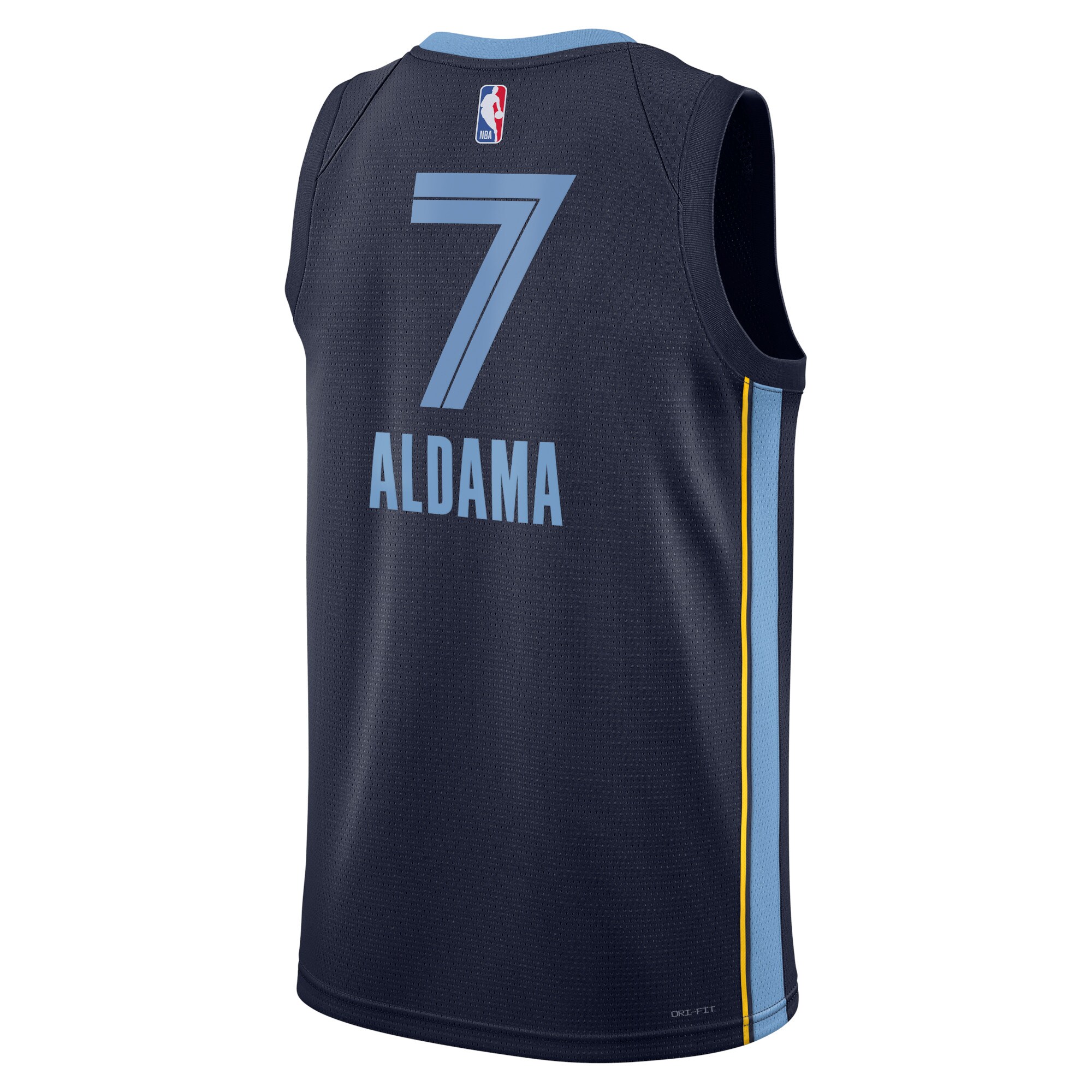 Alternative view of Camiseta Icon Edition Swingman de los Memphis Grizzlies - Azul marino - Santi Aldama - Unisex - JS256 