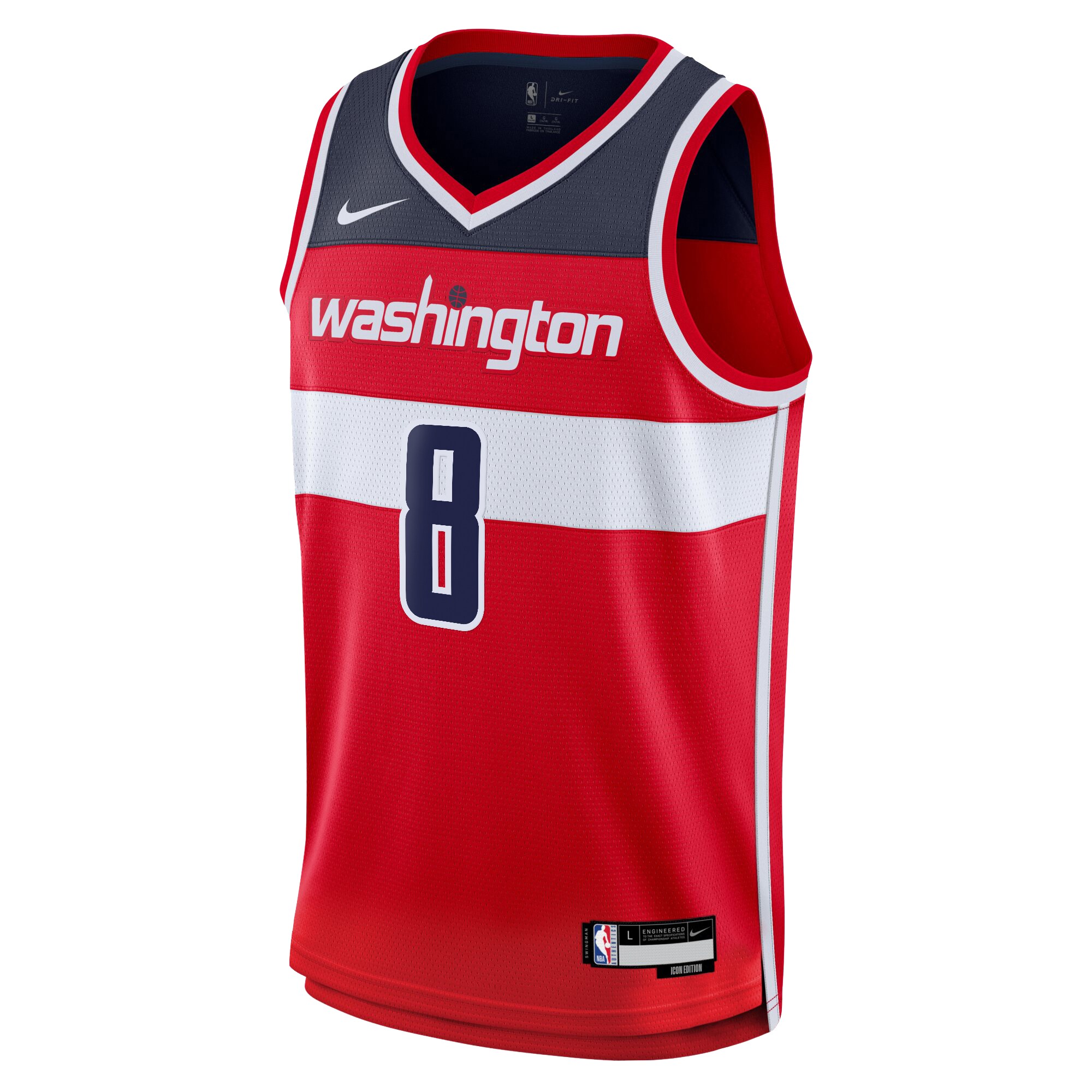 Alternative view of Camiseta Icon Swingman de los Washington Wizards - Rojo - Deni Avdija - Jóvenes - JS567 