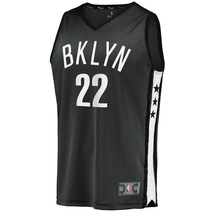 Alternative view of Caris Levert Brooklyn Nets Fanatics Branded Fast Break Player Jersey – Statement Edition – Charcoal