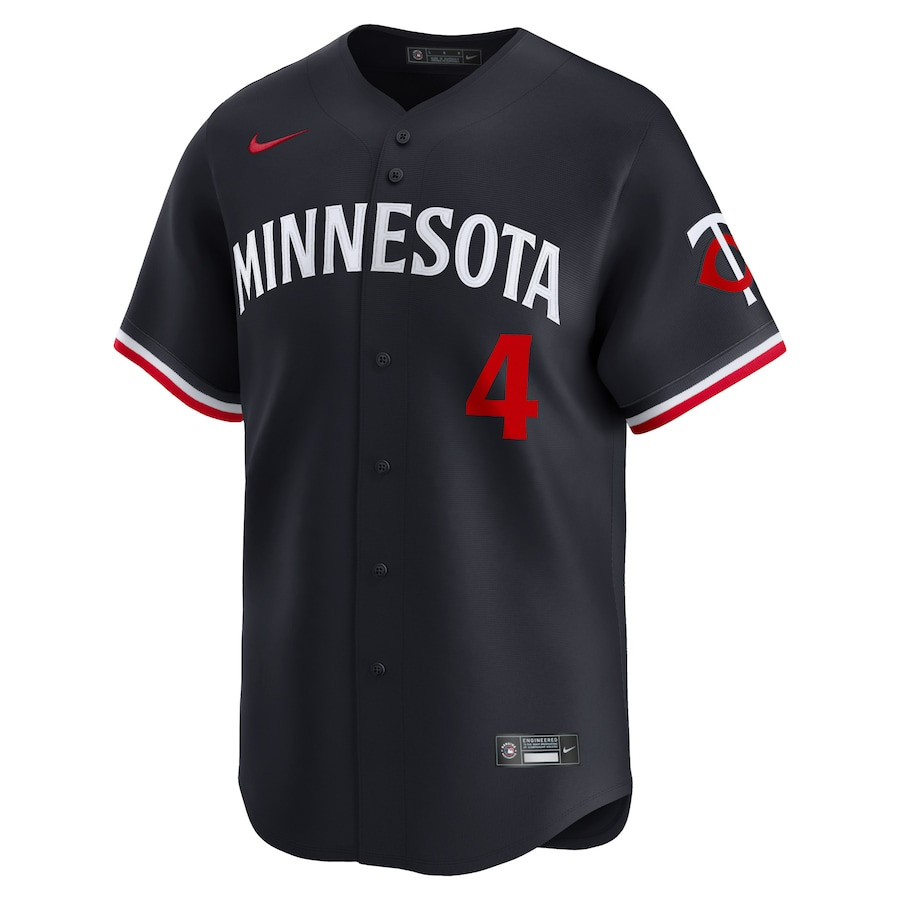 Alternative view of Carlos Correa 4 Minnesota Twins Alternate Limited Men Jersey - Navy 