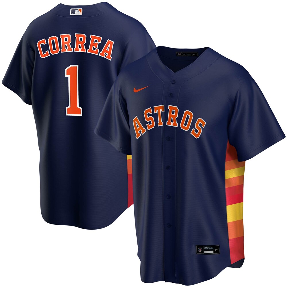 Carlos Correa Houston Astros Alternate 2020 Player Jersey - Navy
