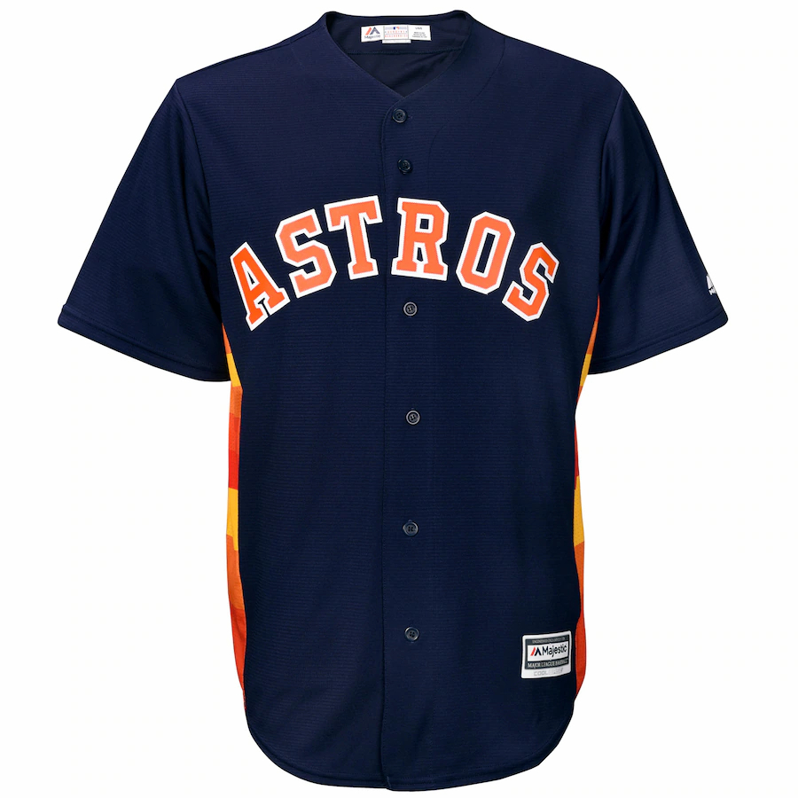 Alternative view of Carlos Correa Houston Astros Majestic Official Cool Base Player Jersey - Navy