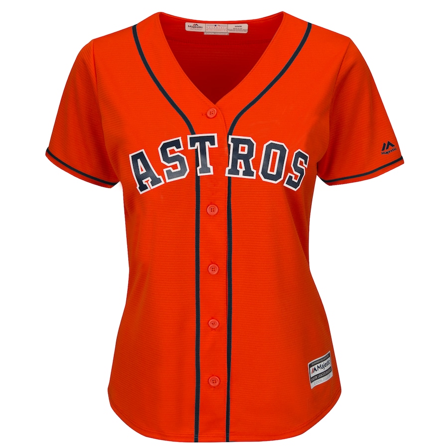 Alternative view of Carlos Correa Houston Astros Majestic Women's Cool Base Player Jersey - Orange