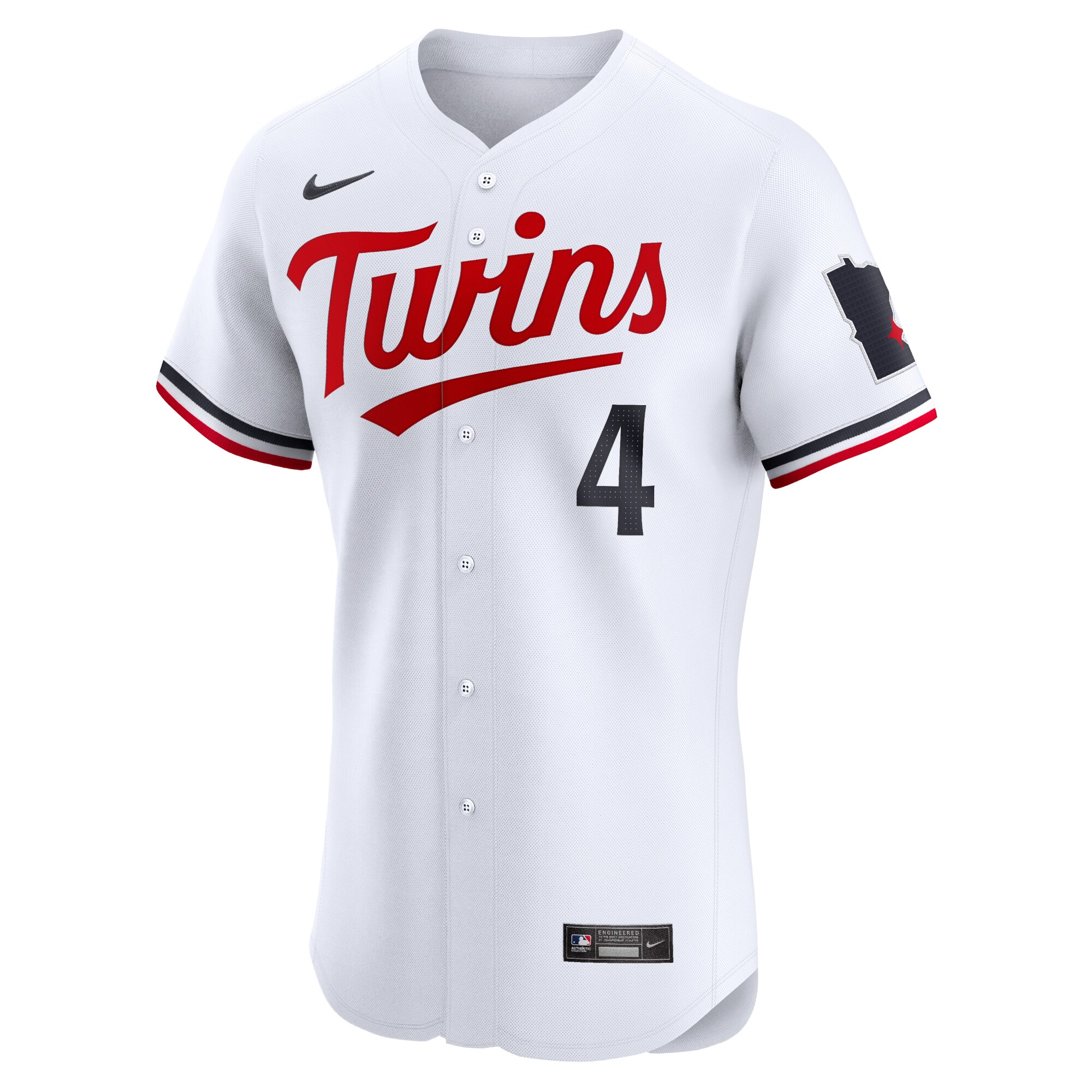 Alternative view of Carlos Correa Minnesota Twins Home Elite Jersey - White