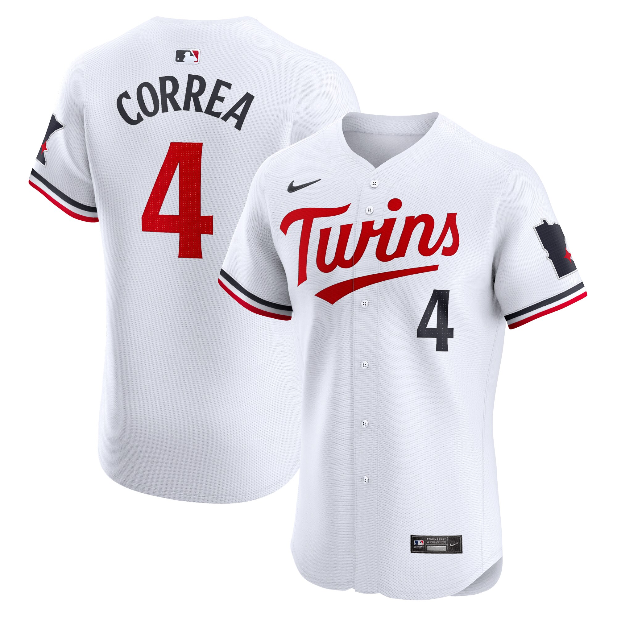 Carlos Correa Minnesota Twins Home Elite Jersey - White