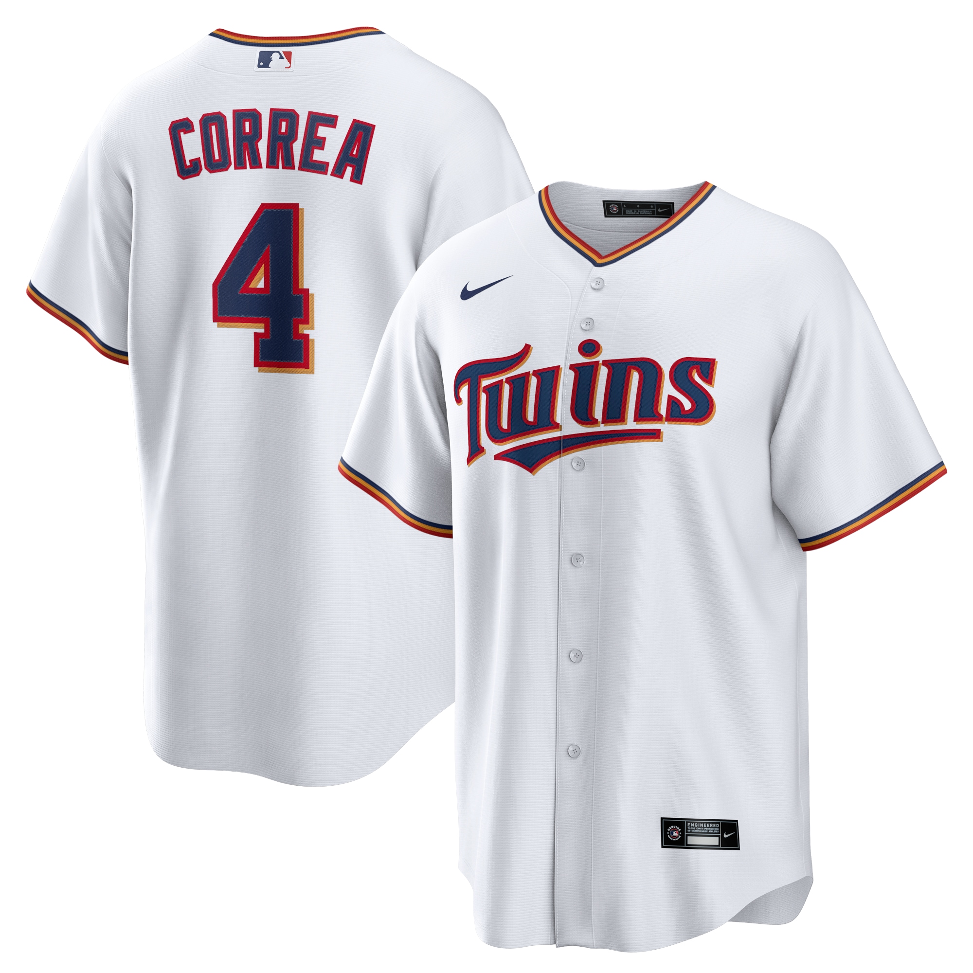 Carlos Correa Minnesota Twins Replica Player Jersey - White