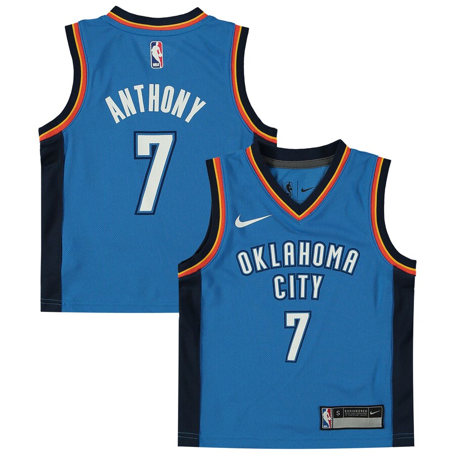 Carmelo Anthony Oklahoma City Thunder Preschool Replica Jersey Blue - Icon Edition