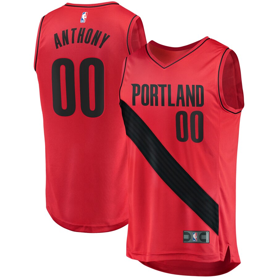 Carmelo Anthony Portland Trail Blazers Fanatics Branded Youth 2019/20 Fast Break Replica Player Jersey Red - Statement Edition