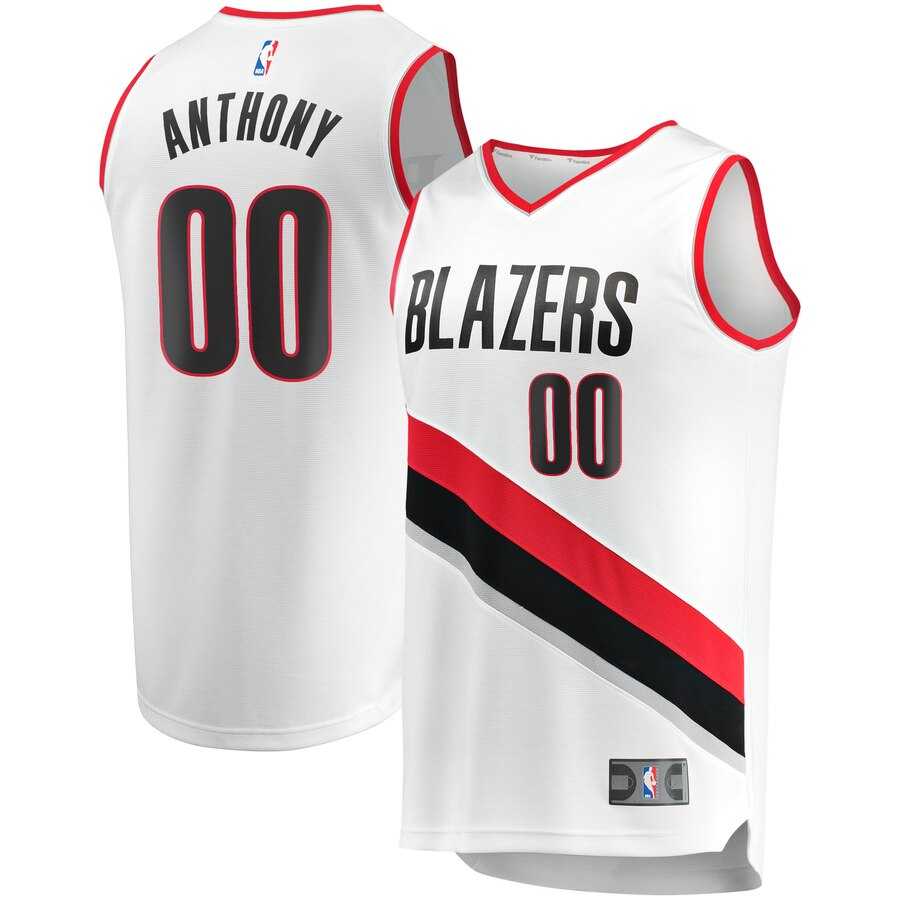 Carmelo Anthony Portland Trail Blazers Fanatics Branded Youth 2019/20 Fast Break Replica Player Jersey White - Association Edition