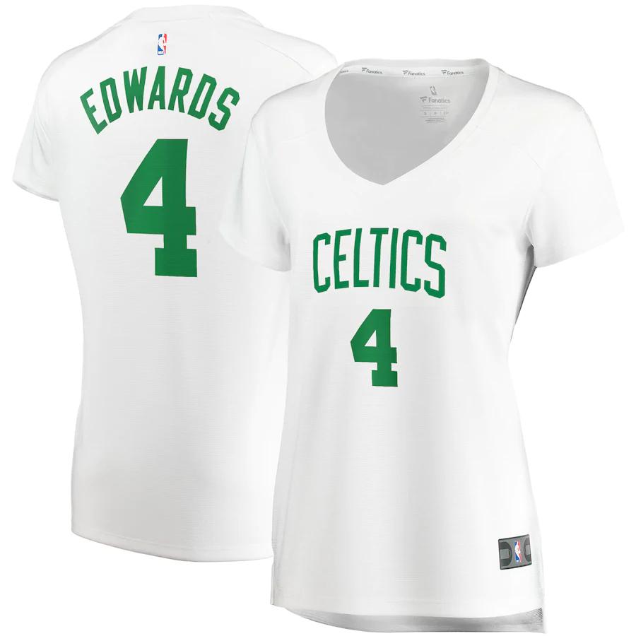 Carsen Edwards Boston Celtics Fanatics Branded Women's Fast Break Replica Player Jersey - Association Edition - White