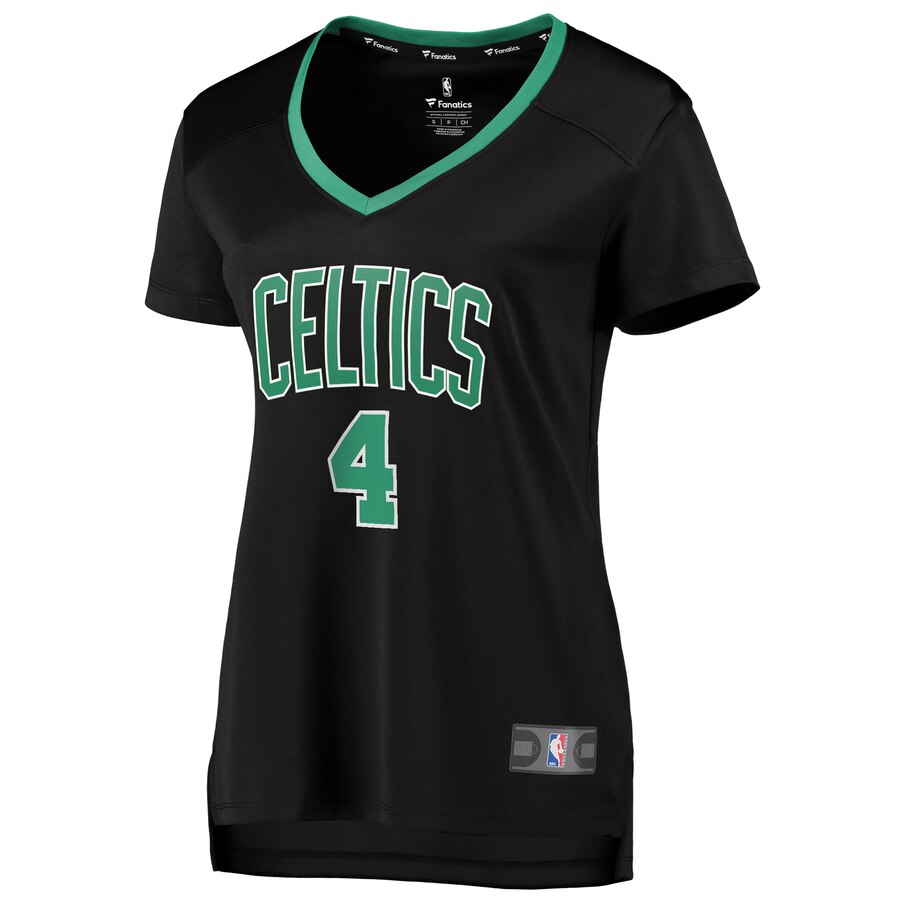 Alternative view of Carsen Edwards Boston Celtics Fanatics Branded Women's Fast Break Replica Player Jersey - Statement Edition - Black