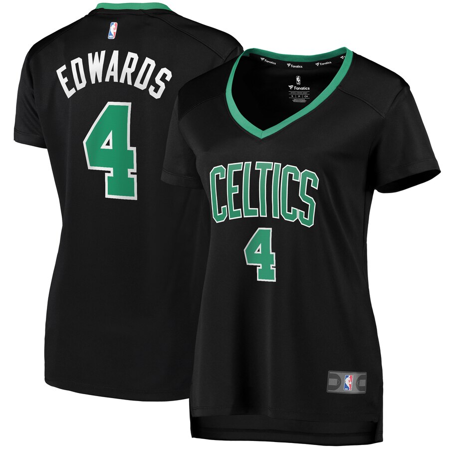 Carsen Edwards Boston Celtics Fanatics Branded Women's Fast Break Replica Player Jersey - Statement Edition - Black