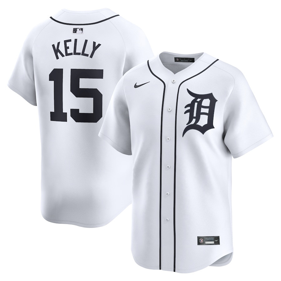 Carson Kelly 15 Detroit Tigers Home Limited Player Men Jersey - White