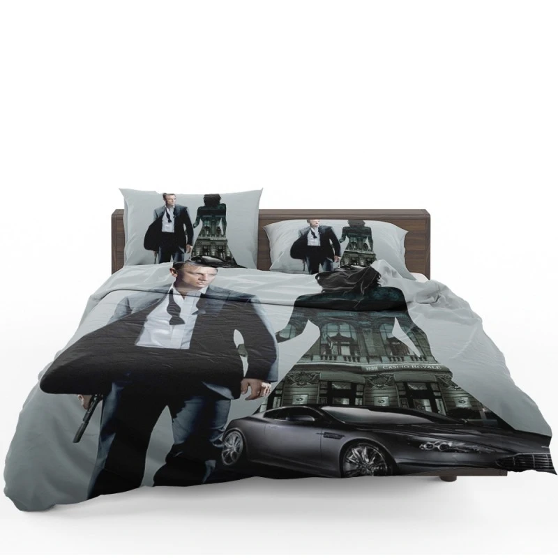 Casino Royale Movie James Bond Daniel Craig Bedding Set - Custom Bedding Set
