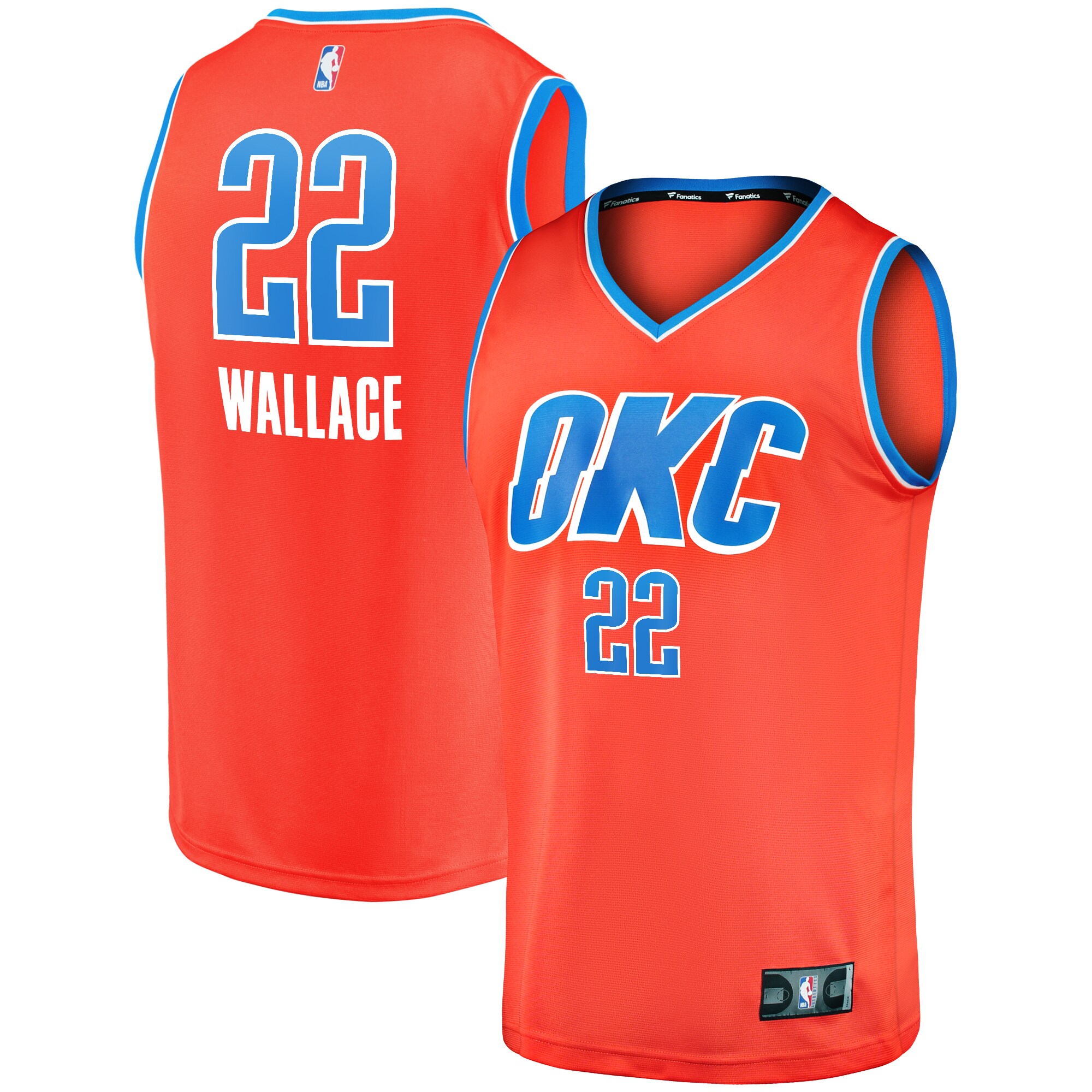 Cason Wallace Oklahoma City Thunder Fanatics Youth Fast Break Replica Player Jersey - Statement Edition - Orange