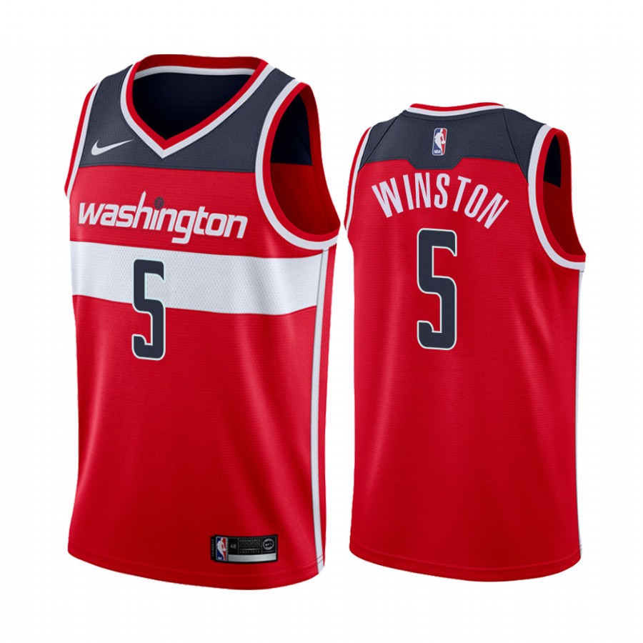 Cassius Winston Washington Wizards 2020-21 Red Icon Jersey 2020 Nba Draft