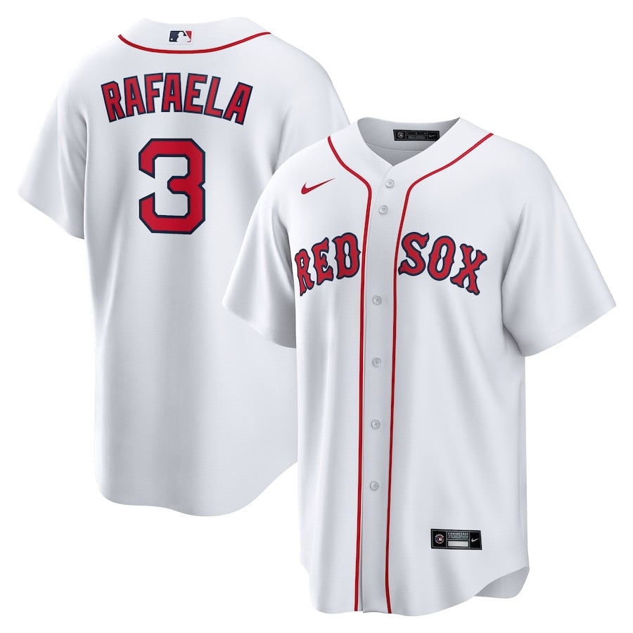 Ceddanne Rafaela 3 Boston Red Sox Home Men Jersey - White