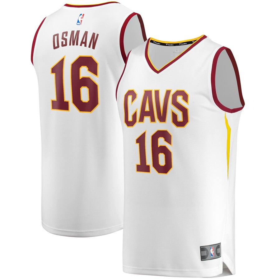 Cedi Osman Cleveland Cavaliers Fanatics Branded Fast Break Replica Player Jersey – Association Edition – White