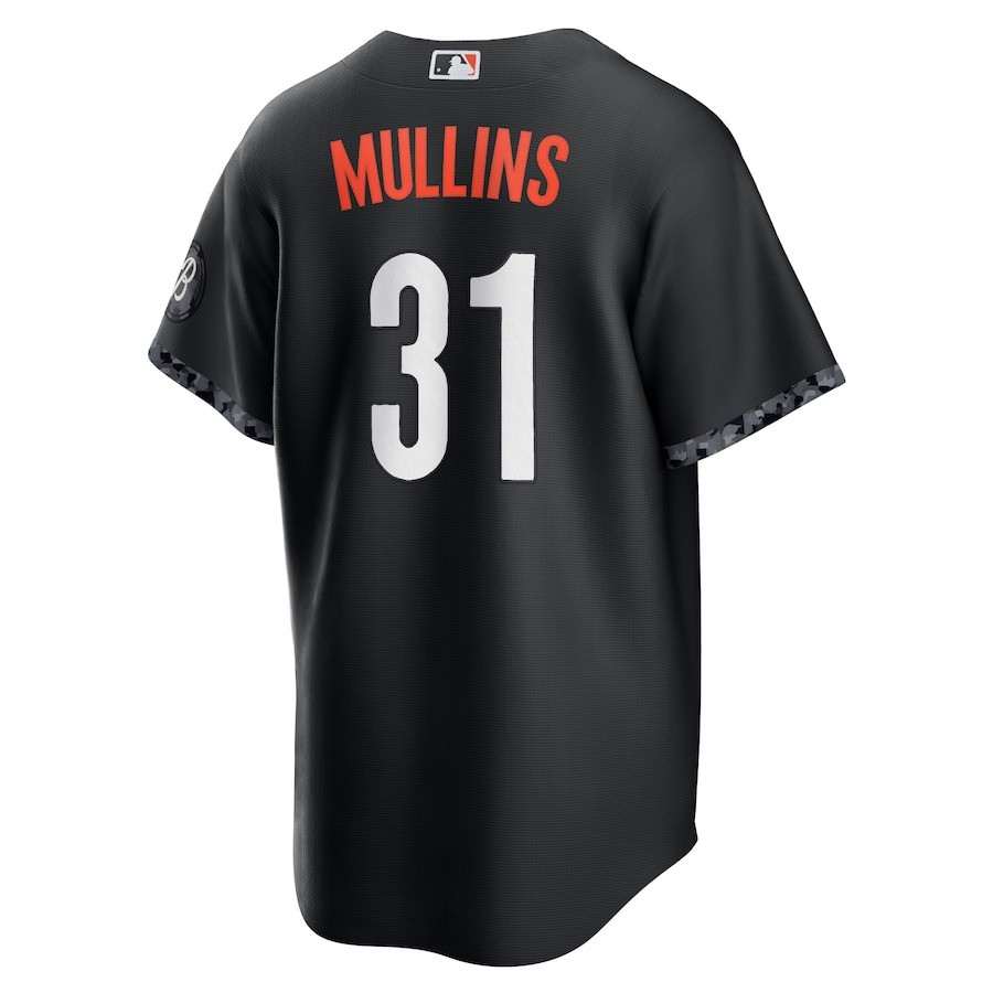 Alternative view of Cedric Mullins 31 Baltimore Orioles 2023 City Connect Men Jersey - Black