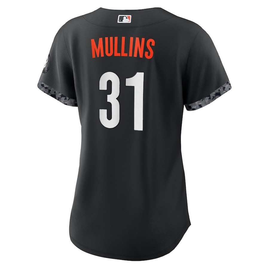 Alternative view of Cedric Mullins 31 Baltimore Orioles Women 2023 City Connect Jersey - Black