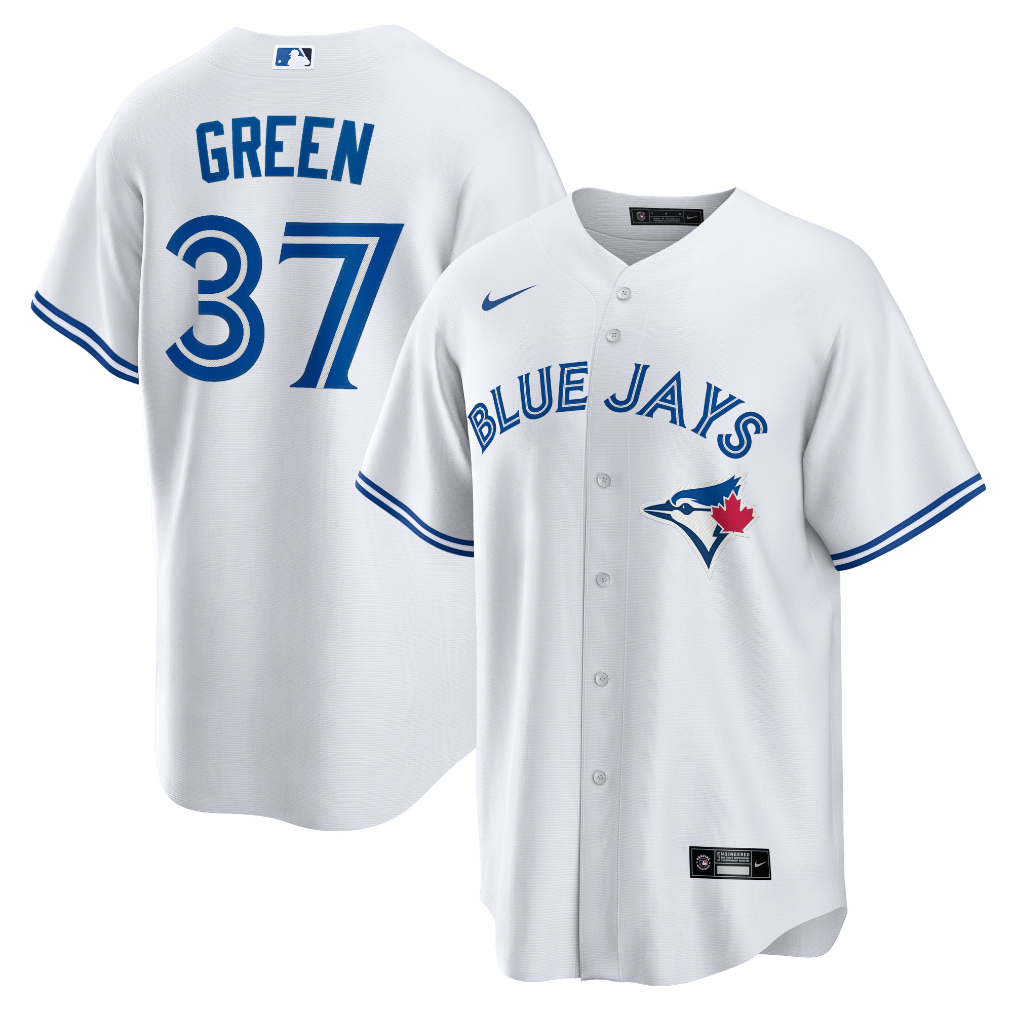 Chad Green Toronto Blue Jays Home Replica Player Jersey – White