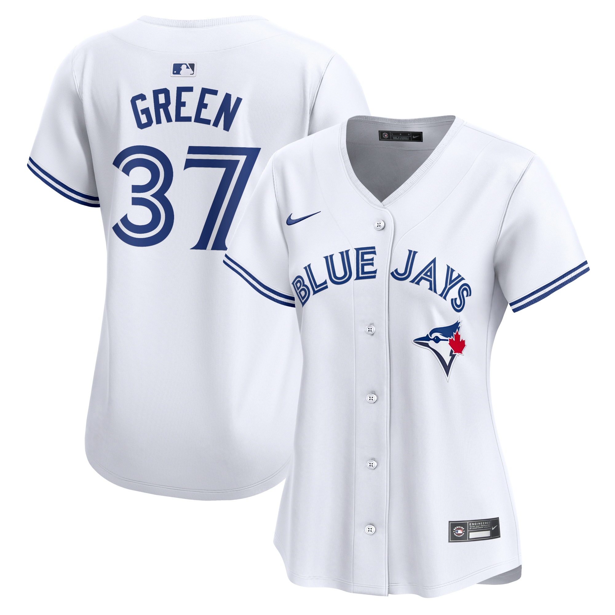 Chad Green Toronto Blue Jays Women's Home Limited Player Jersey - White