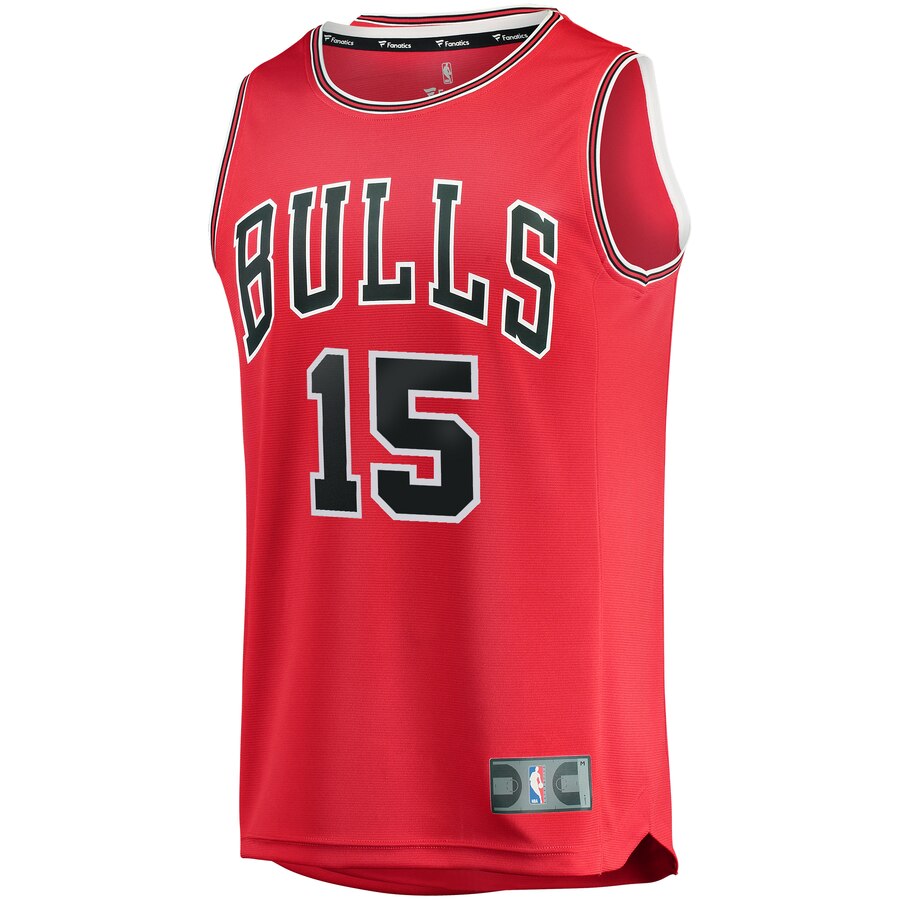 Alternative view of Chandler Hutchison Chicago Bulls Fanatics Branded Youth 2018 Nba Draft First Round Pick Fast Break Replica Jersey Red - Icon Edition