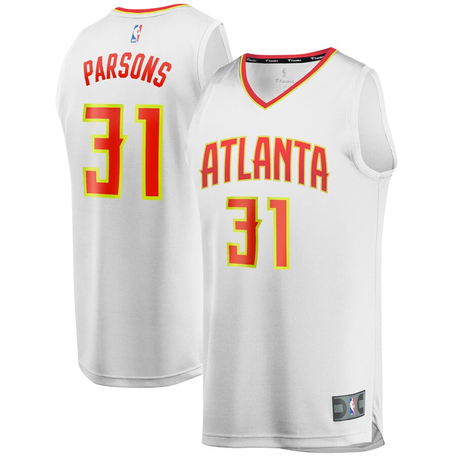 Chandler Parsons Atlanta Hawks Fanatics Branded Youth Fast Break Replica Player Jersey White - Association Edition