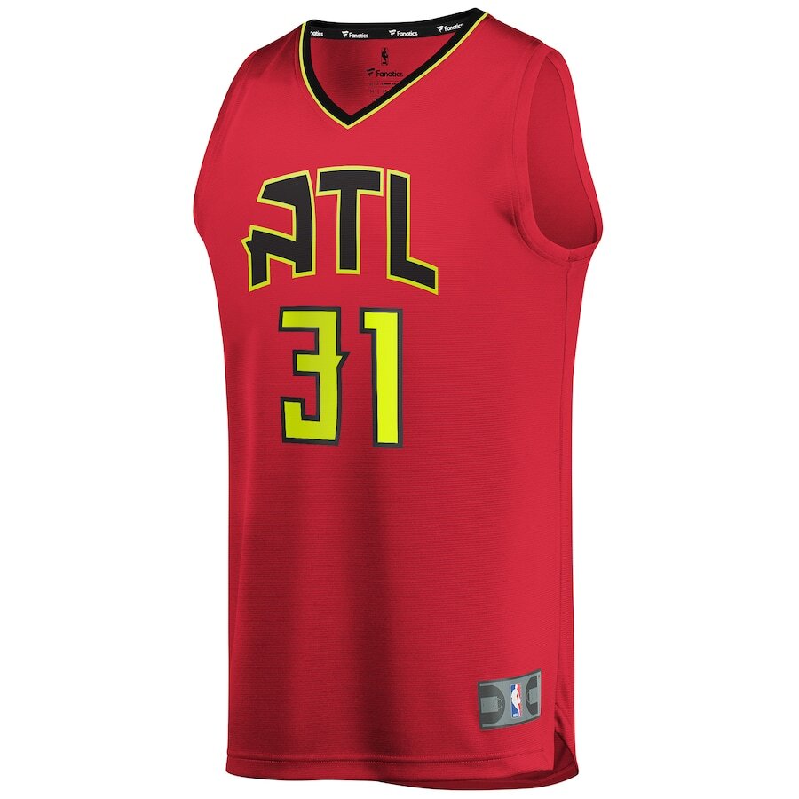 Alternative view of Chandler Parsons Atlanta Hawks Youth Fast Break Player Jersey - Statement Edition - Red