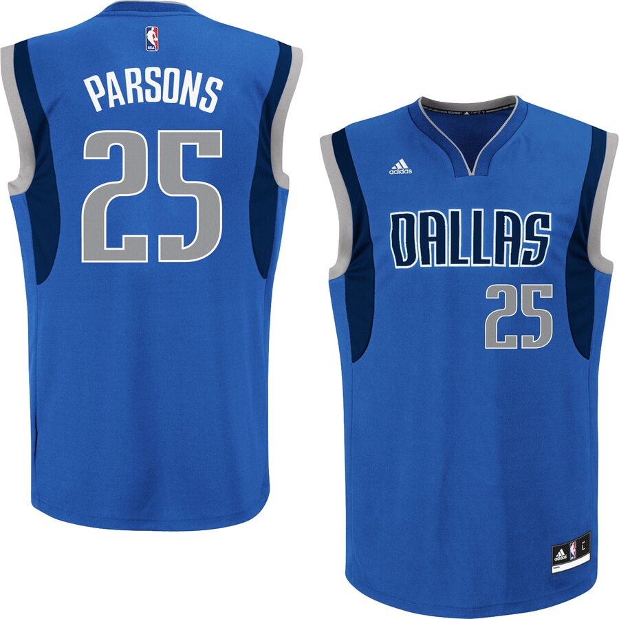 Chandler Parsons Dallas Mavericks Adidas Youth Boy's Replica Jersey - Blue