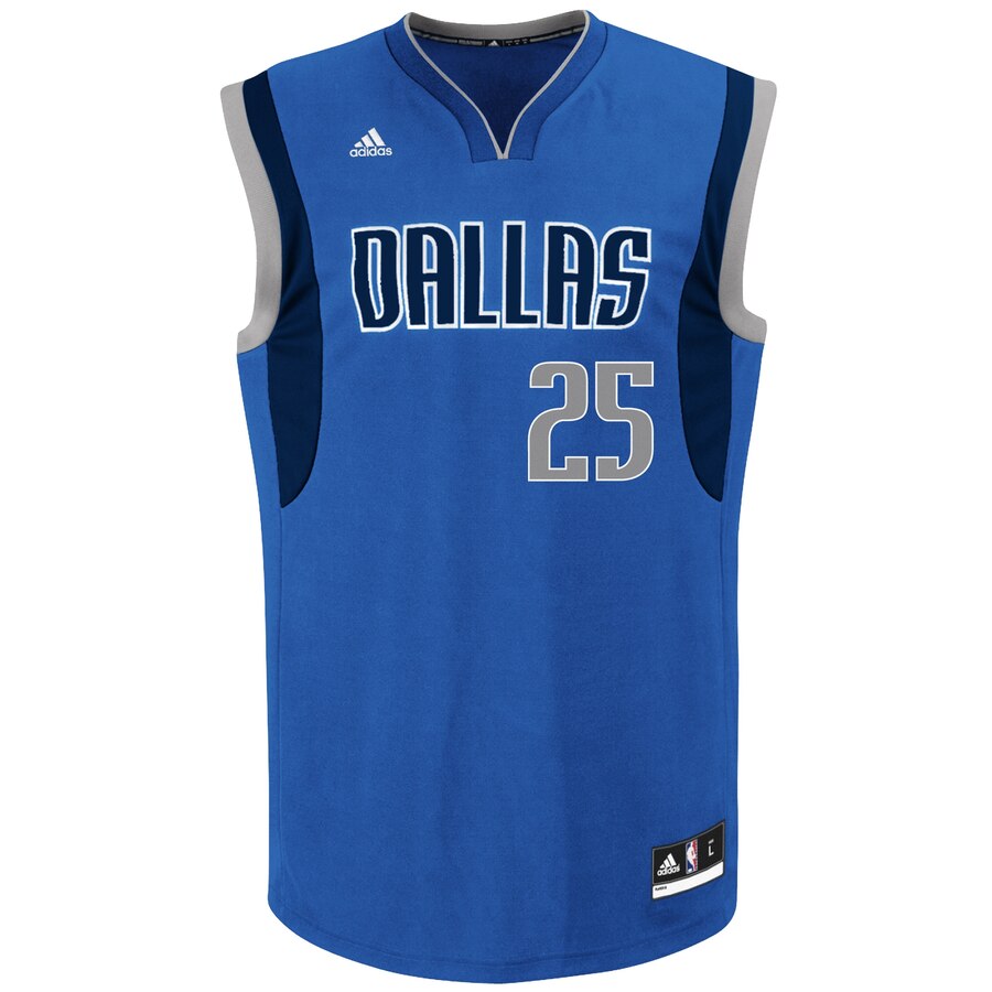 Alternative view of Chandler Parsons Dallas Mavericks Adidas Youth Boy's Replica Jersey - Blue