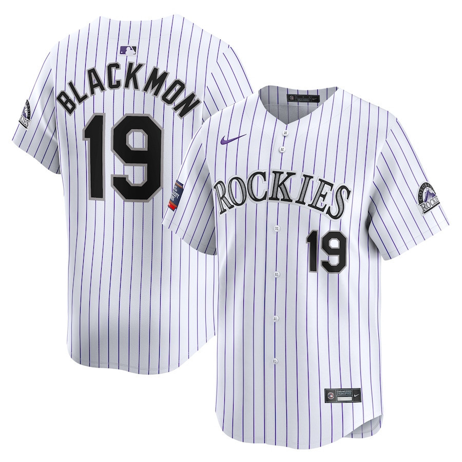 Charlie Blackmon 19 Colorado Rockies 2024 MLB World Tour Mexico City Series Home Limited Jersey - White