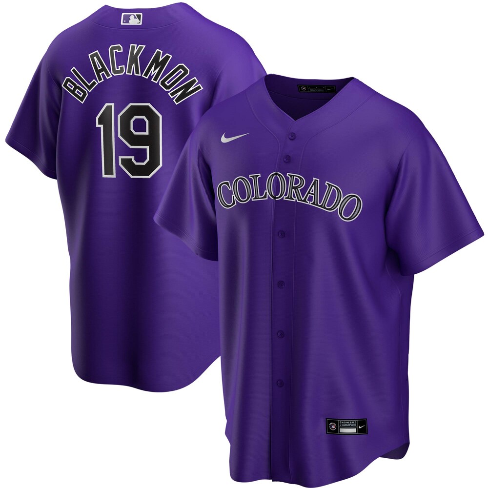 Charlie Blackmon Colorado Rockies Alternate 2020 Player Jersey - Purple