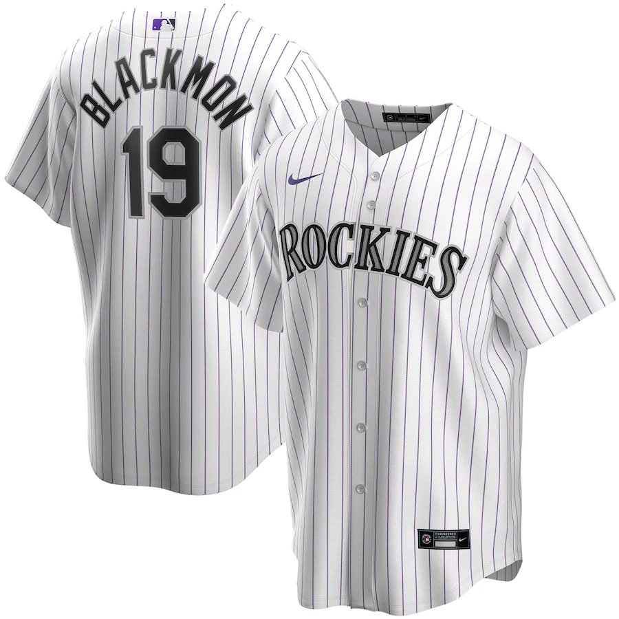 Charlie Blackmon Colorado Rockies Home 2020 Replica Player Jersey ÃƒÂ¢Ã¢â€šÂ¬Ã¢â‚¬Å“ White