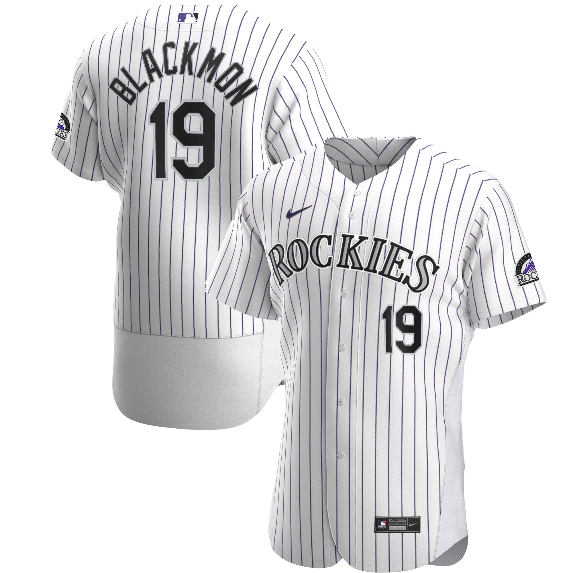 Charlie Blackmon Colorado Rockies Home Authentic Player Jersey - White