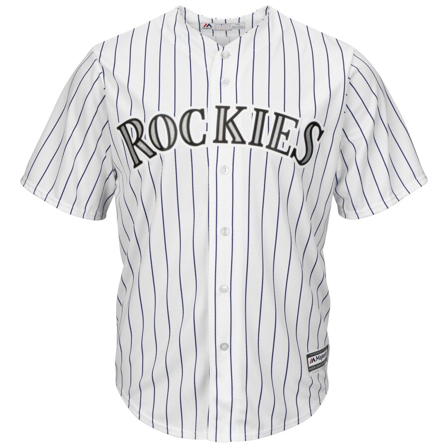 Alternative view of Charlie Blackmon Colorado Rockies Majestic Cool Base Player Jersey – White