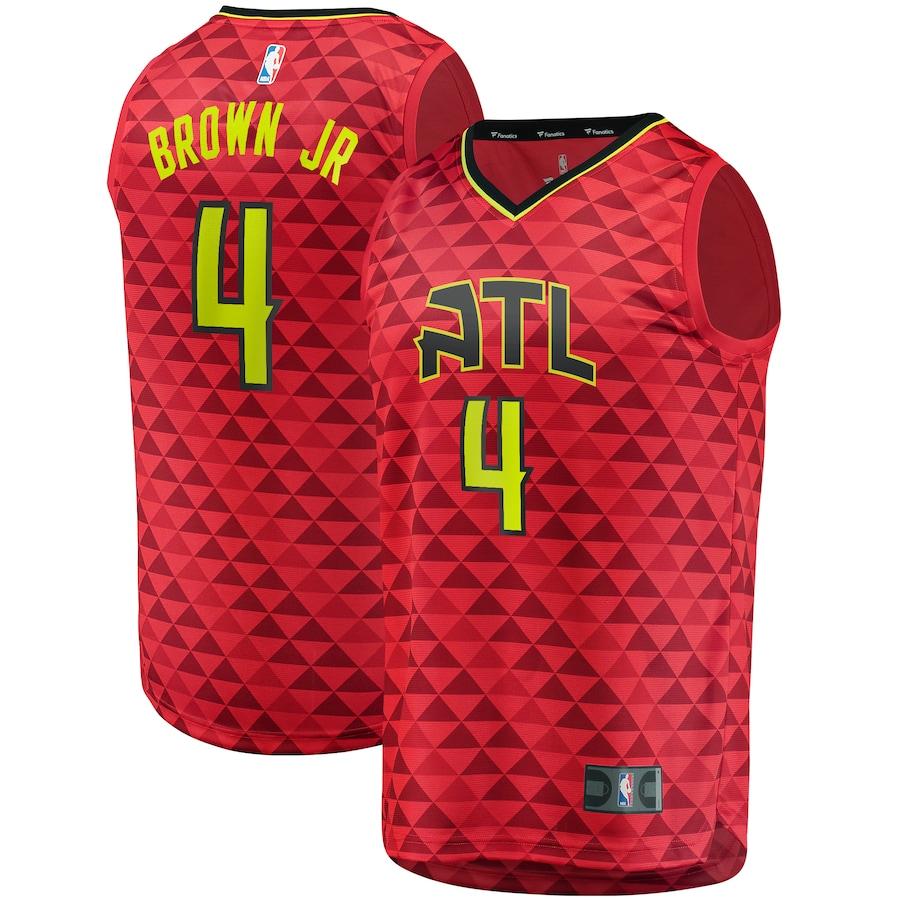 Charlie Brown Jr. Atlanta Hawks Fanatics Branded Fast Break Player Jersey - Statement Edition - Red