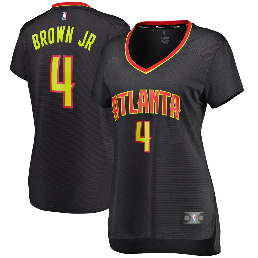 Charlie Brown Jr. Atlanta Hawks Fanatics Branded Women's Fast Break Player Jersey - Icon Edition - Black