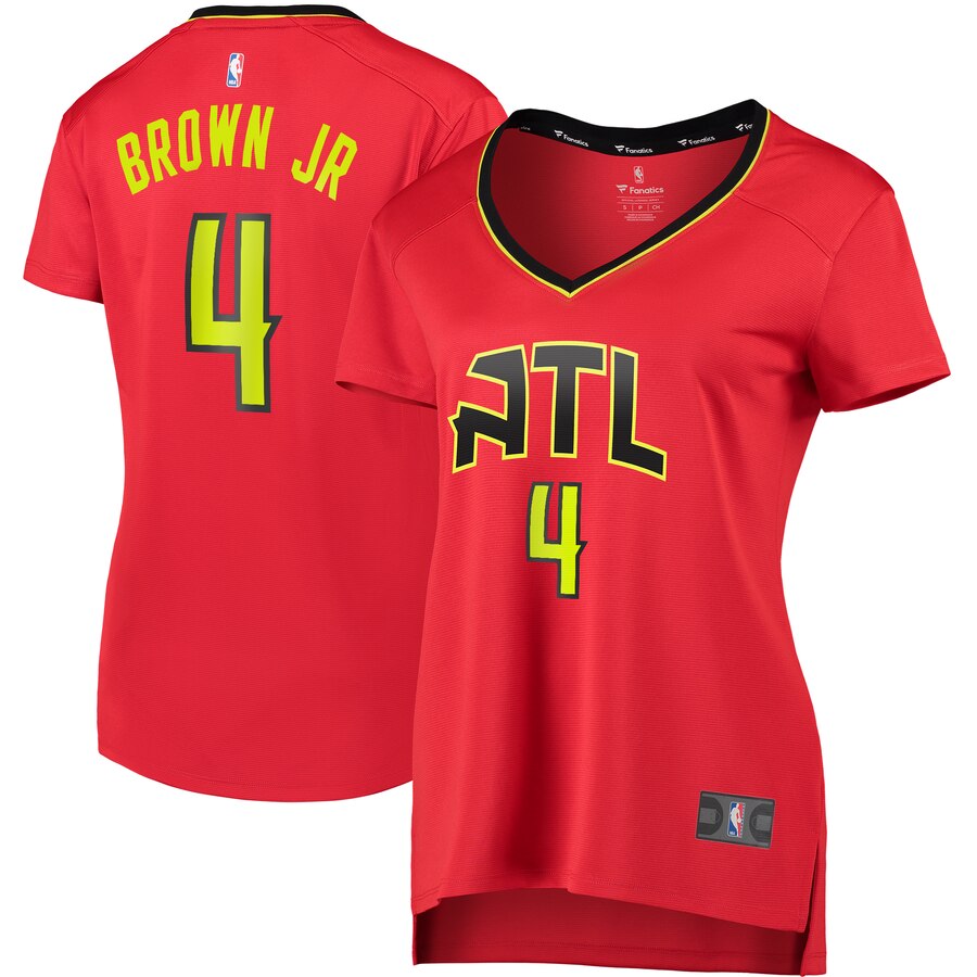 Charlie Brown Jr. Atlanta Hawks Fanatics Branded Women's Fast Break Player Jersey - Statement Edition - Red