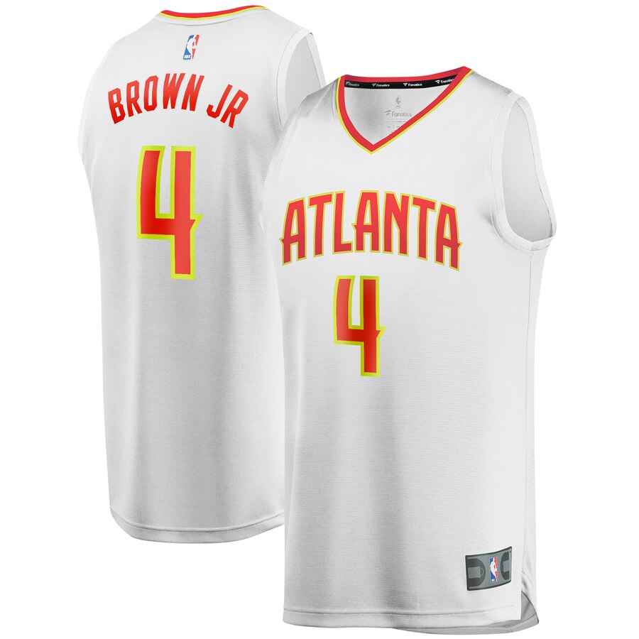 Charlie Brown Jr. Atlanta Hawks Fanatics Branded Youth Fast Break Player Jersey - Association Edition - White